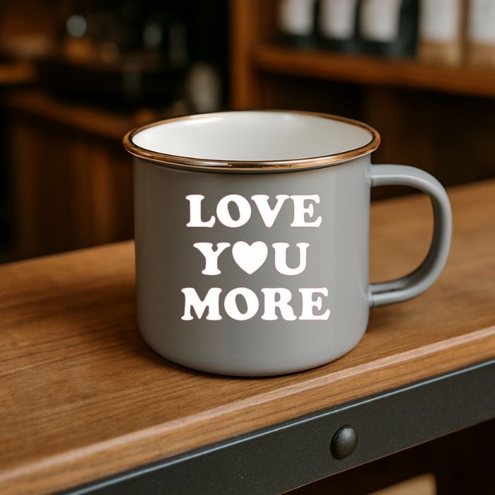 Campfire Mug - Gray Love you More