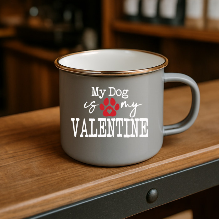 Campfire Mug - Gray Dog